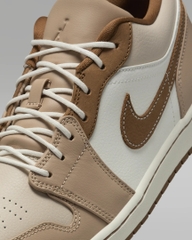 Giày Nike Nam Chính Hãng - Air Jordan 1 Low - Nâu/Trắng | JapanSport HF5753-221