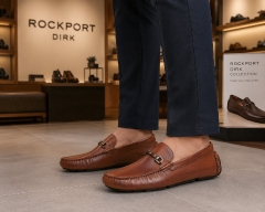 Giày Rockport Chính Hãng -  Dirk Loafers - Màu Nâu | JapanSport M-DIRK