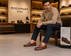 Giày Rockport Chính Hãng -  Dirk Loafers - Màu Nâu | JapanSport M-DIRK