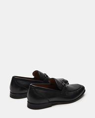 Giày Steve Madden Nam Chính Hãng - Jayshan Black Leather MEN'S SHOES - Đen | JapanSport