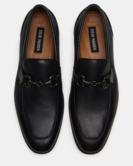 Giày Steve Madden Nam Chính Hãng - Jayshan Black Leather MEN'S SHOES - Đen | JapanSport