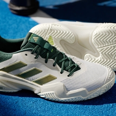 Giày Tennis Adidas Chính Hãng - Barricade 13 Vtg - Màu be | JapanSport IH5140