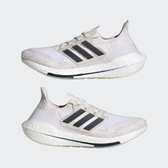 Giày chạy Adidas Chính hãng - Ultraboost 21 Primeblue - Nam Nữ - Xám | JapanSport FY0838