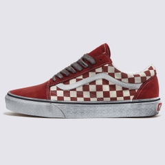 Giày Vans Chính Hãng - Stressed Old School - Đỏ/Trắng - JapanSport - VN0007NTY52