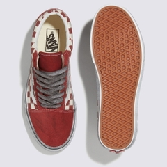 Giày Vans Chính Hãng - Stressed Old School - Đỏ/Trắng - JapanSport - VN0007NTY52