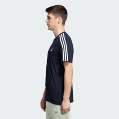Áo Phông Adidas Chính Hãng - Essentials 3-Stripes Tee - Màu Xanh | JapanSport GL3734