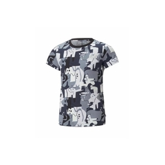 Áo Phông Puma Nữ Chính Hãng -  ESS+ Street Art AOP Short Sleeve  - Xám/Hồng | JapanSport 675790-01
