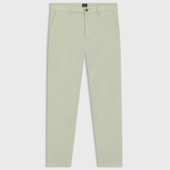 Quần Boss Chính Hãng - Tapered-fit chinos in stretch-cotton satin - Màu Xanh | JapanSport 50510917-370