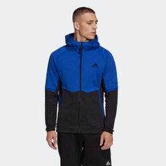Áo Khoác Adidas Nam Chính Hãng - DESIGNED FOR GAMEDAY - Xanh/Đen | JapanSport HE5032