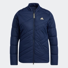 Áo Khoác Nữ Adidas Chính hãng - Big Adidas Logo Thermal Medium Cotton Long Sleeve Full Zip Jacket - Xanh | JapanSport HG8226