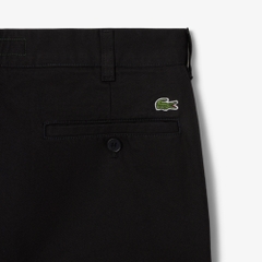 Quần Dài Lacoste Chính hãng - Regular Fit Cotton Chino Pants - Màu Đen | JapanSport HH3332-51-031