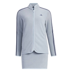 Bộ Thể Thao Golf Adidas Nữ Chính Hãng -  Three Stripes Fleece Set Up - Màu Xanh/Xám | JapanSport HY0909