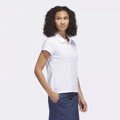 Áo Polo Adidas Nữ Chính Hãng - Áo Polo Muối Tiêu Go-To - Màu Trắng | Japansport IA7824