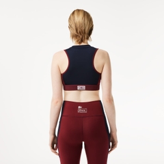 Áo Bra Lacoste nữ Chính hãng - Stretch Sports Bra - Màu Navy | JapanSport IF1015-51-R1I