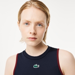 Áo Bra Lacoste nữ Chính hãng - Stretch Sports Bra - Màu Navy | JapanSport IF1015-51-R1I