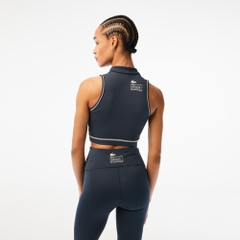 Áo Bra Lacoste nữ Chính hãng - Sport Polo Style Sports Bra - Màu Xanh Đen | JapanSport IF4913-51-KXE