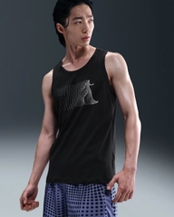 Áo Tank Top Nike Nam Chính Hãng - Dri-FIT Running Tank Top - Màu Đen | JapanSport  IH4242-010