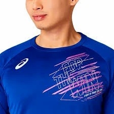 Áo Khoác Asics Chính Hãng - Volleyball Jersey - Màu Xanh | JapanSport 2053A188-401