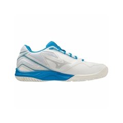 Giày Tennis Mizuno Nữ Chính hãng - BREAK SHOT 4 AC - Màu Trắng | JapanSport 61GA2340-25