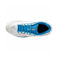 Giày Tennis Mizuno Nữ Chính hãng - BREAK SHOT 4 AC - Màu Trắng | JapanSport 61GA2340-25