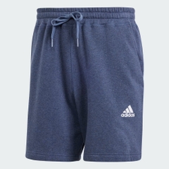 Quần Short Adidas Chính Hãng - Blue Seasonal Essentials Mélange Shorts - Màu Xanh | JapanSport IN7124
