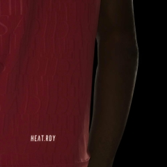 Áo Polo Adidas Nam Chính Hãng - HEAT.RDY Debossed - Màu Đỏ | JapanSport IN9037