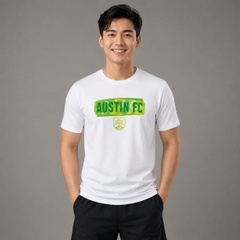 Áo Phông Adidas Nam Chính Hãng - Men's Austin FC MLS Short Sleeve PRE GAME T-Shirt - Màu Trắng | JapanSport IP0978