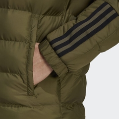 Áo Khoác Adidas Nam Chính Hãng - ITAVIC 3-STRIPES MIDWEIGHT HOODED JACKET - Xanh rêu | JapanSport GT1677