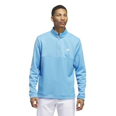 Áo Khoác Adidas Chính Hãng - ULTIMATE365 TEXTURED GOLF 1/4 - Màu Xanh | JapanSport IU4697