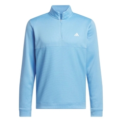 Áo Khoác Adidas Chính Hãng - ULTIMATE365 TEXTURED GOLF 1/4 - Màu Xanh | JapanSport IU4697