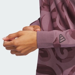 Áo Polo Nữ Adidas Chính Hãng - GO-TO Long Sleeve POLO - Màu hồng đất | Japansport IX8741