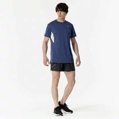 Áo Phông Mizuno Chính Hãng - Dry Aeroflow - Màu Xanh | JapanSport J2MAB004-16