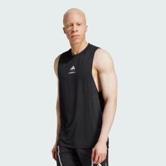 Áo ba lỗ Adidas Nam Chính Hãng - Les Mills graphic Tank top - màu đen | JapanSport JJ1435