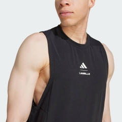 Áo ba lỗ Adidas Nam Chính Hãng - Les Mills graphic Tank top - màu đen | JapanSport JJ1435