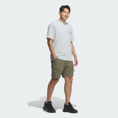 Quần Short Adidas Nam Chính Hãng - City Escape Loose Fit Stretch Woven Shorts - Màu Xanh | JapanSport JM2057