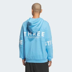 Áo Khoác Adidas Chính Hãng - Áo hoodie Warding Pack dáng rộng - Màu xanh | JapanSport JM2072