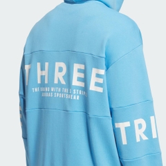 Áo Khoác Adidas Chính Hãng - Áo hoodie Warding Pack dáng rộng - Màu xanh | JapanSport JM2072