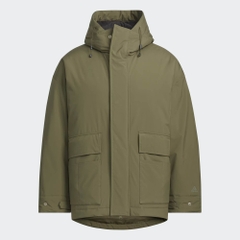 Áo Khoác lông vũ Adidas Chính Hãng - Áo khoác parka tiện dụng dáng rộng, có lớp đệm dày - Màu đen | JapanSport JM4448