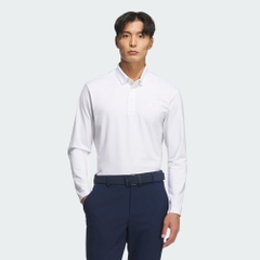 Áo Polo Adidas Nam Chính Hãng - Long-sleeved polo shirt - Màu Trắng | JapanSport JM7112