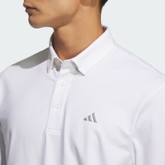 Áo Polo Adidas Nam Chính Hãng - Long-sleeved polo shirt - Màu Trắng | JapanSport JM7112