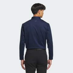 Áo Dài Tay Adidas Chính Hãng - Long-Sleeved Polo Shirt - Màu Navy | JapanSport JM7114