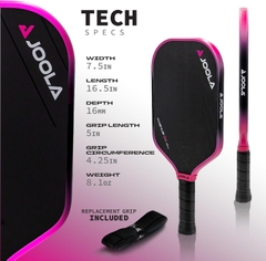 Vợt Pickleball JOOLA 3S chính hãng | Magnus + Replacement Grip 16mm | JapanSport