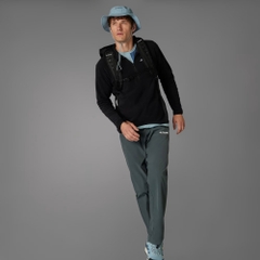 Áo Dài Tay Adidas Nam Chính Hãng - Multi Essentials 1/2 Zip Fleece Jacket - Đen | JapanSport JP0783