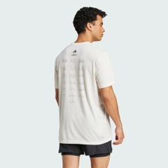 Áo Phông Adidas Nam Chính Hãng - LES MILLS Program Graphic Tee - Màu Trắng | JapanSport JW3872