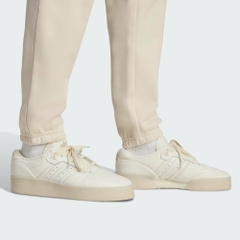 Bộ thể thao Adidas Chính Hãng - Trefoil Essentials Crew - Màu Be | JapanSport JW3526+KA0649
