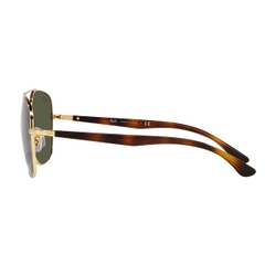 Kính Ray-Ban Nam Chính hãng - RB3683 001/31 Green - 56mm Gọng Vàng Arista, Tròng Xanh G-15 | JapanSport
