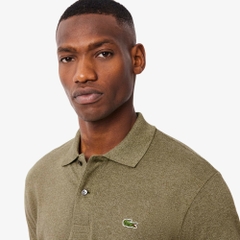 Áo Polo Lacoste Nam Chính hãng - Classic Fit L.12.12 Marl Polo Shirt - Màu Olive | JapanSport L1264-51-B8I