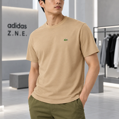 Áo Phông Lacoste nam Chính hãng - Men's Cotton T-Shirt- Màu xanh  | JapanSport TH7318-51-02S