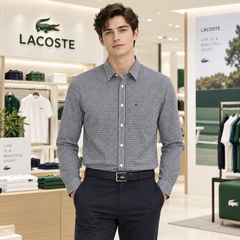 Áo Sơ Mi Lacoste Chính Hãng - Flannel Shirt - Màu Navy | JapanSport CH1885-51-KG2