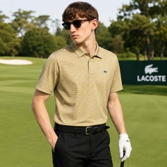 Áo Polo Lacoste Nam Chính hãng - Polo Golf Nam Dáng Suông Chống Tia UV - Màu Vàng | JapanSport DH5175-51-DV0